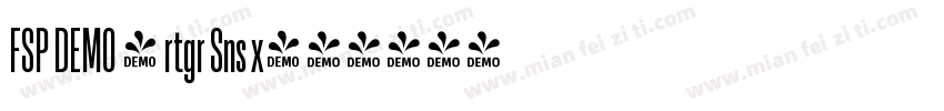 FSP DEMO - rtgr Sns x字体转换